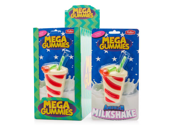 Mega Gummies - American Milkshake (120g) 1x9 