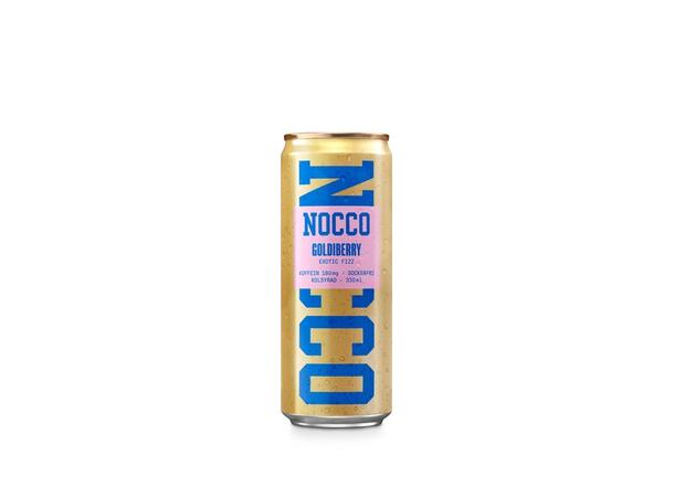 Nocco BCAA Goldiberry Exotic Fizz 33cl 1x24 - Sukkerfri 