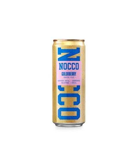 Nocco BCAA Goldiberry Exotic Fizz 33cl 1x24 - Sukkerfri