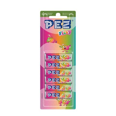 Pez Fizzy Refill 6 Pack 51g 1x18