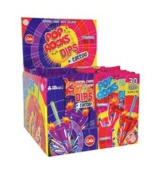 Pop Rocks Dips Tattoo 18g 1x30
