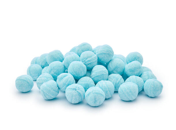 Pulverbollar Sur Blåbär 1kg - 96 kr/kg 