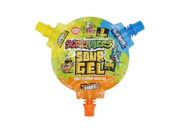 Screamers Sour Gel 3-pack 45g 1x12 