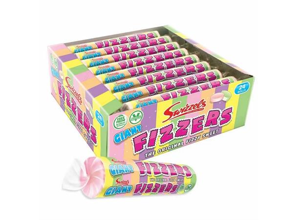 Swizzels Giant Fizzers Rolls 1x24 