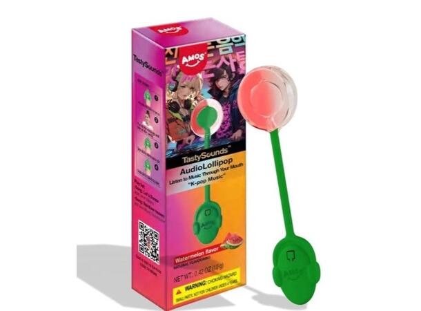 TastySounds Lollipop Watermelon 12g 1x24 