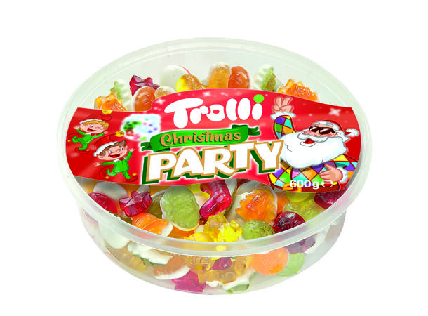 Trolli Christmas Party 600g 1x8stk 