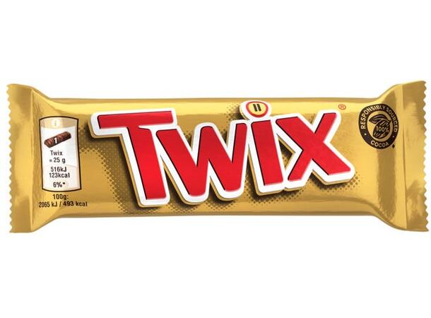 Twix Singel 50g 1x25 