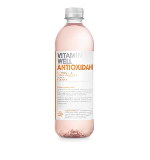 Vitamin Well Antioxidant 50cl 1x12 Fersken