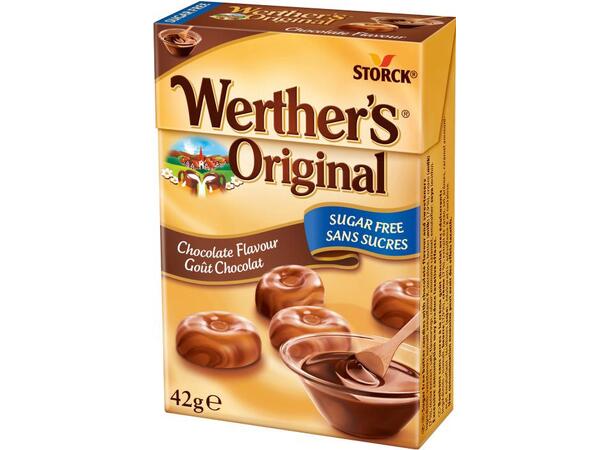 Werthers Original Chocolate Sockerfri 42g 1x12 