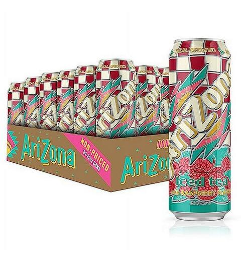 Arizona Iced Tea with Raspberry Flavor 24 cans / 22 oz