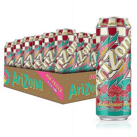 Arizona Iced Tea with Raspberry Flavor 24 cans / 22 oz