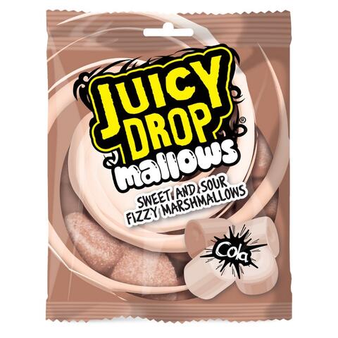 Bazooka Juicy Drop Mallows Cola Bag 100g 1x20