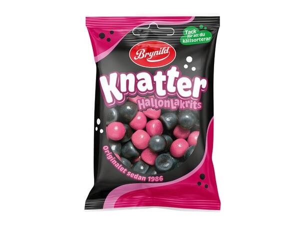 Brynild Knatter Hallon Lakrits 80g 1x15 