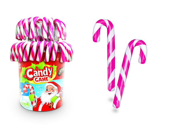 Candy cane 28 g Red/White 1x50 