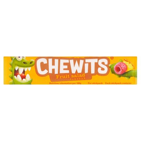 Chewits Fruit Salad Flavour Stick Pack 30g 1x40