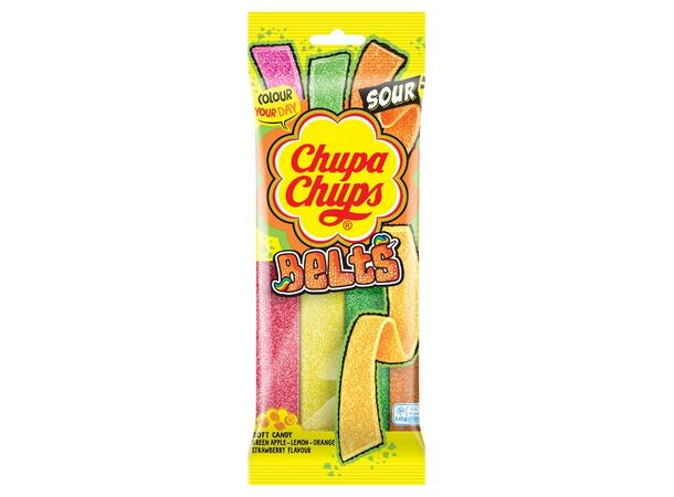 Chupa Chups Sour Mixed Belts Pack 90g 1x18 