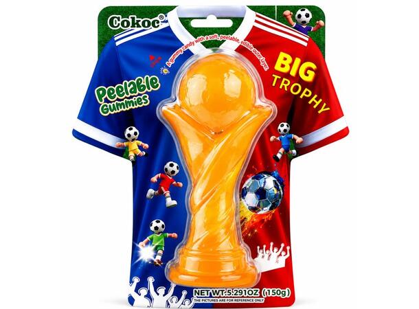 Cokoc Mega Trophy Gummies Mango Flavor 150g 1x24 