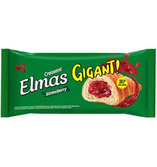 Croissant Elmas Gigant Strawberry 160g 1X12