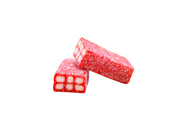 Damel Strawberry Fizzy Sticks - 80 kr/kg 