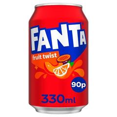 Fanta Fruit Twist Can 330ml 1X24