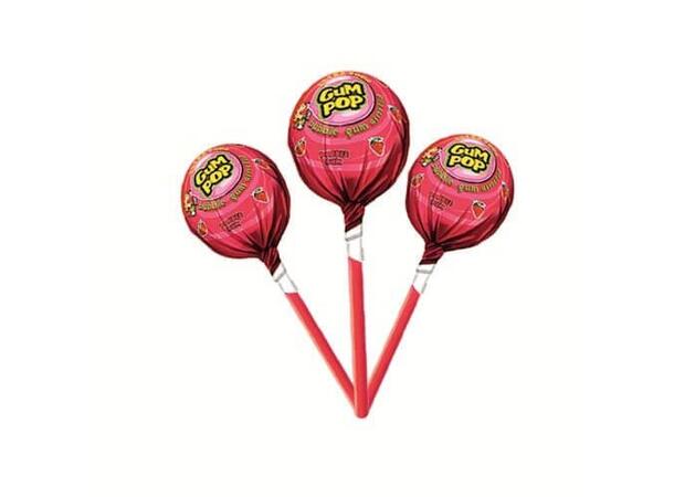 Gum Pop Jordgubb 18g 1x48 