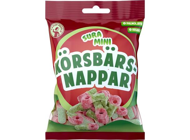 Körsbärsnappar Mini Sura 70g 1x18 