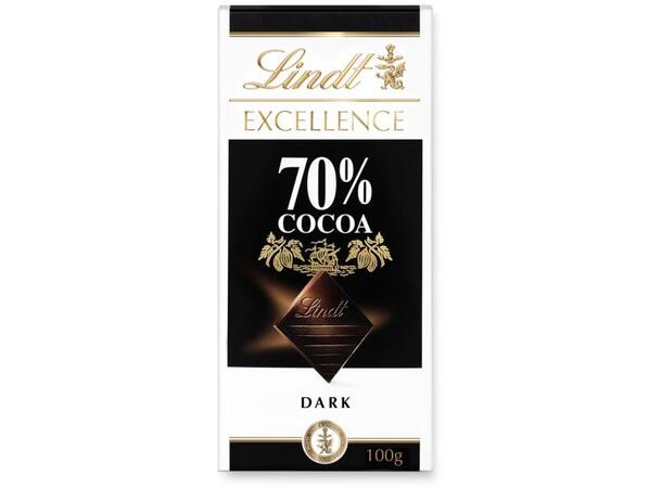Lindt Excellence 70% 100g 1x20 