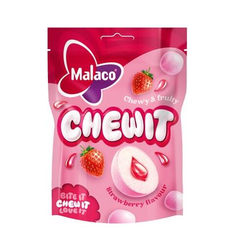 Malaco Chewit Strawberry 115g 1x9
