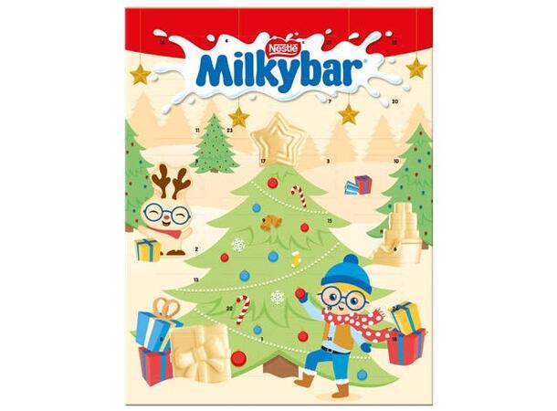 Milkybar White Chocolate Advent Calendar 85g 1x12 