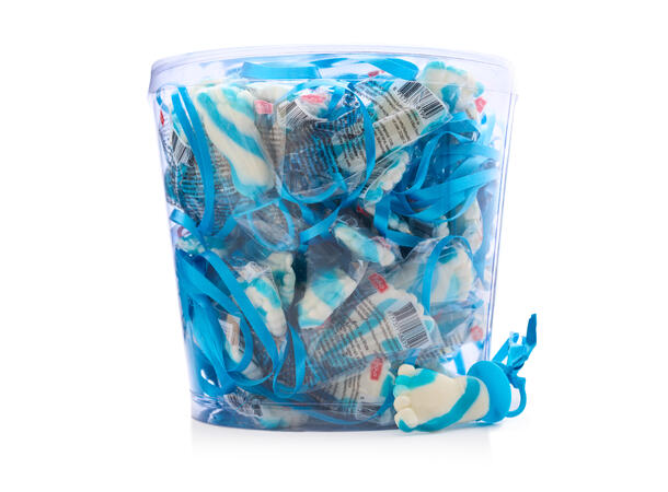 Mini-Dummy Babyfoot - Blue & White 50 pcs./drum 