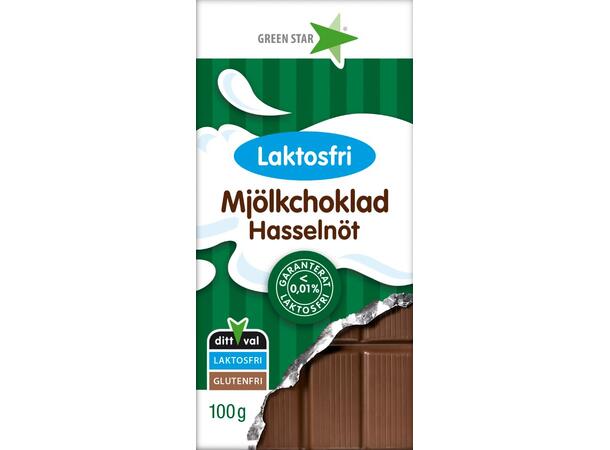 Mjölkchoklad Hasselnöt LF 100g 1x10 