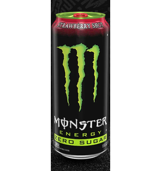 Monster Energy Strawberry Shot Zero Sugar 473ml x24