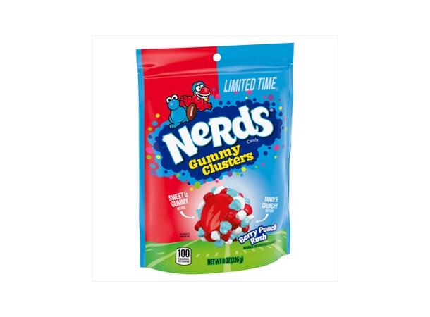 Nerds Berry Punch Rush Gummy Clusters 1x6 227g 