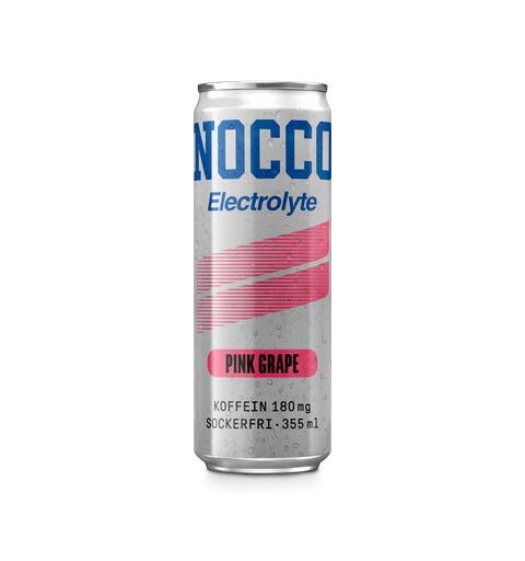 Nocco Electrolyte Pink Grape 355ml 1x24 Sukkerfri
