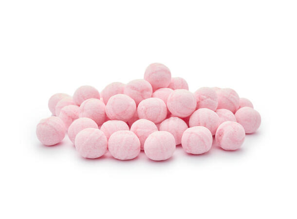 Pulverbollar Sur Jordgubb 1kg - 96 kr/kg 