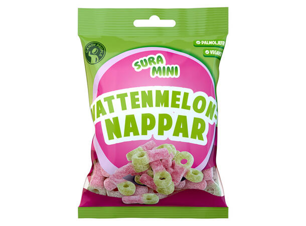 SURA MINI VATTENMELONSNAPPAR 70G 1X18 