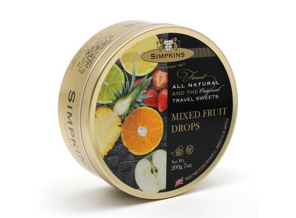 Simpkins Mixed Fruit Drops 200g 1x36 
