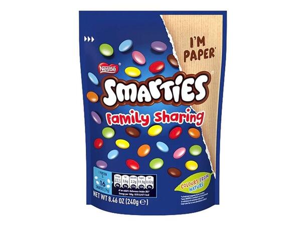 Smarties Pouch 240g 1x10 