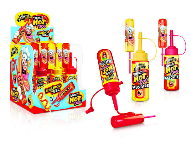 Squeeze Hot Dog 1x12 80g Johny Bee 