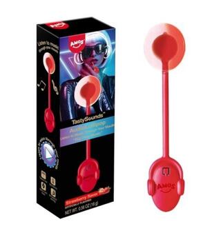 Tasty Sounds Lollipop Strawberry 12g 1x24