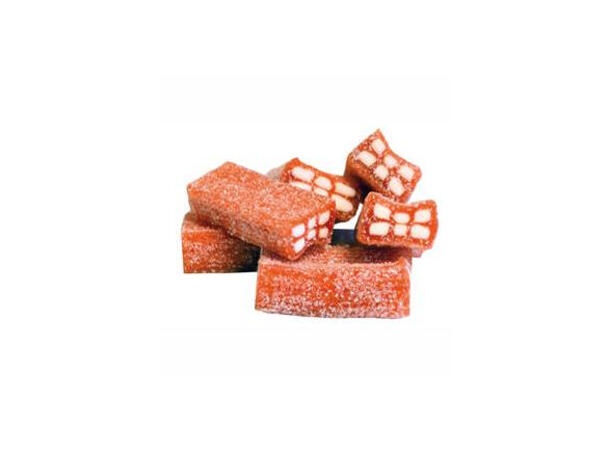 Tegelsten Sockrad Jordgubb 1kg - 81 kr/kg 