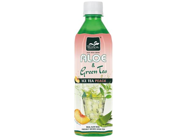 Tropical AV Green Tea peach 500ml 1X20 