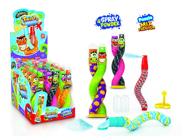 Twisty Treats op. 18 pcs. Johny Bee - Spray & Powder 
