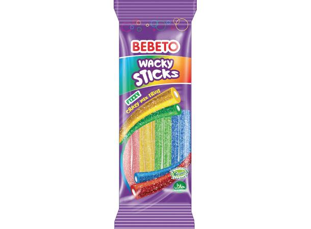 Wacky Sticks Fizzy Fruits 180g 1x24 