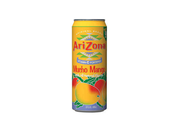 Arizona Tea Can Mucho Mango 22oz x 24 