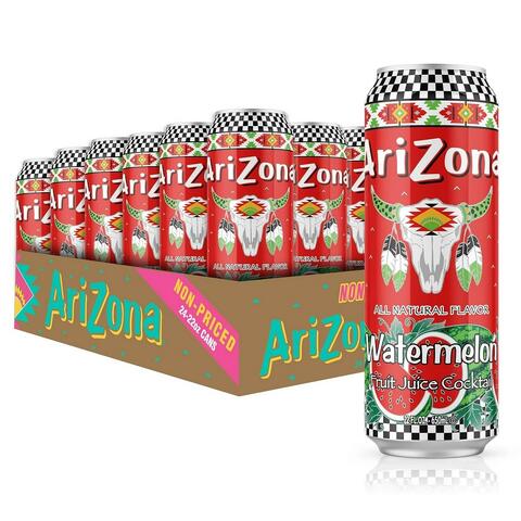 Arizona Watermelon Fruit Juice Cocktail 650ml - 24 cans / 22 oz