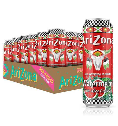 Arizona Watermelon Fruit Juice Cocktail 650ml - 24 cans / 22 oz