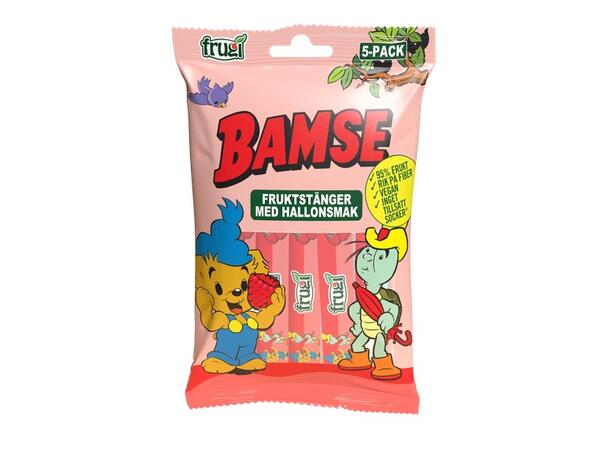 BAMSE Fruktstång Hallon 75g 1x12 