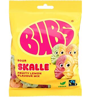 Bubs Sour Skalle Fruity Lemon Mix 90g 1x16