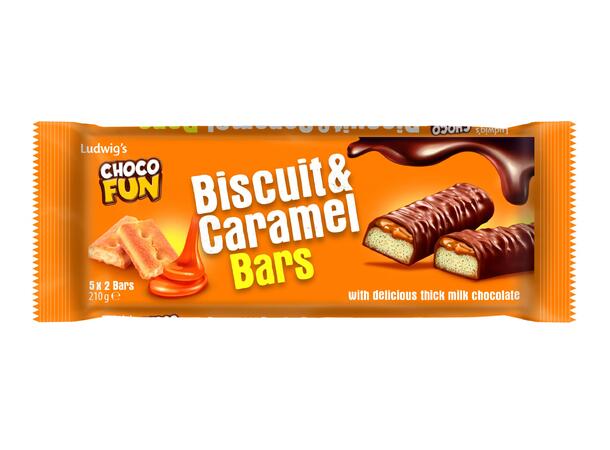 CHOCO FUN BISCUIT&CARAMEL 1x24 210G 